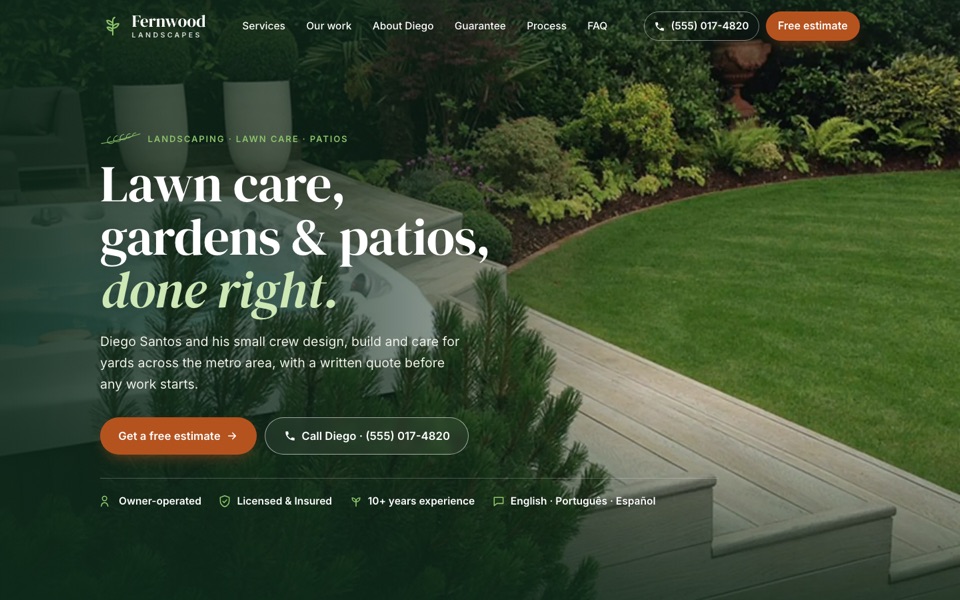 Site Fernwood Landscapes